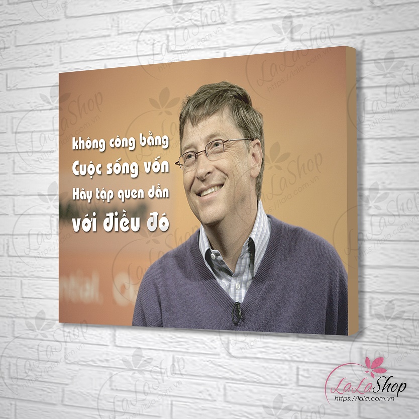 Tranh treo tường cuộc sống vốn không công bằng